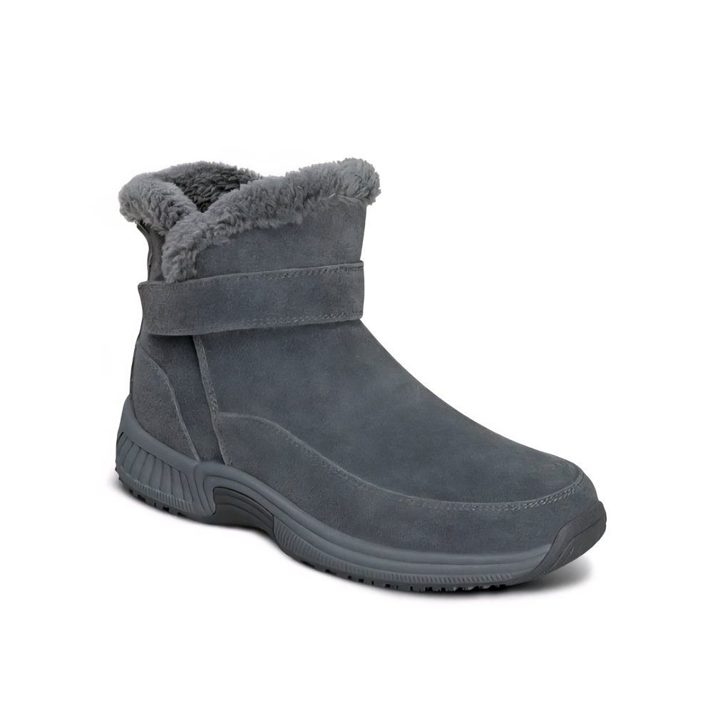 Orthofeet Women's Bliss Hands-Free Orthopedic Boots -Grey - Picture 7 of 9